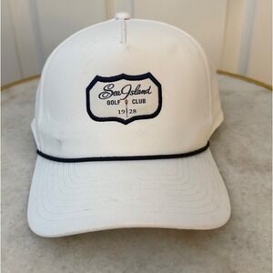 Imperial Sea Island Golf Club 1928 White with Navy Rope Hat Snapback